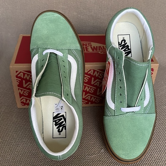 Vans Old Skool Gum Basil / True White MEN`S - Picture 13 of 16